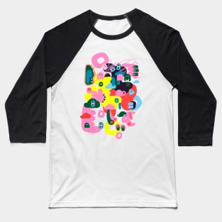 Abstracty mish mash Baseball T-Shirt